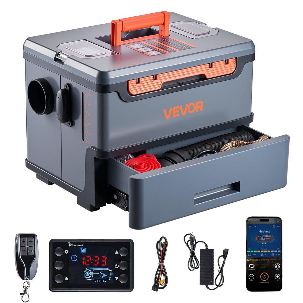 Diesel Heater, 27296 BTU /h 8KW, 12V/24V, All in One Portable Diesel Air Heater with Bluetooth APP Control, Space Heater price history on PriceWatchPro