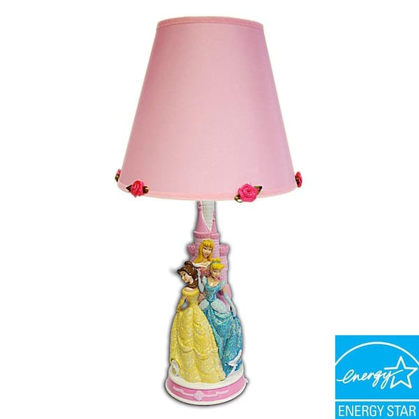 Disney 14 in. Princess Figural Lamp with Decorative Shade-DISCONTINUED