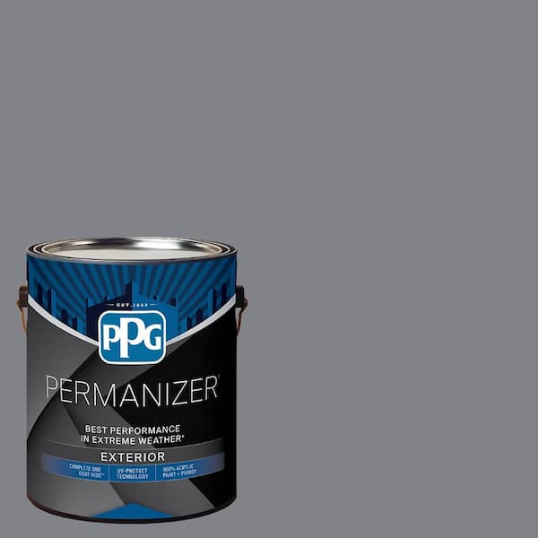 1 gal. PPG1013-5 Victorian Pewter Semi-Gloss Exterior Paint