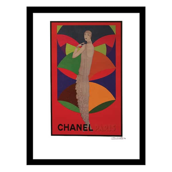 VENICE BEACH Collections Fashion Deco Design by Fairchild Paris 1-Piece Framed Graphic Print Abstract Poster Art Print 18 in. x 14 in.