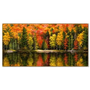 Autumn-Easel Fall/Abstract Gold Frame Wall Mural