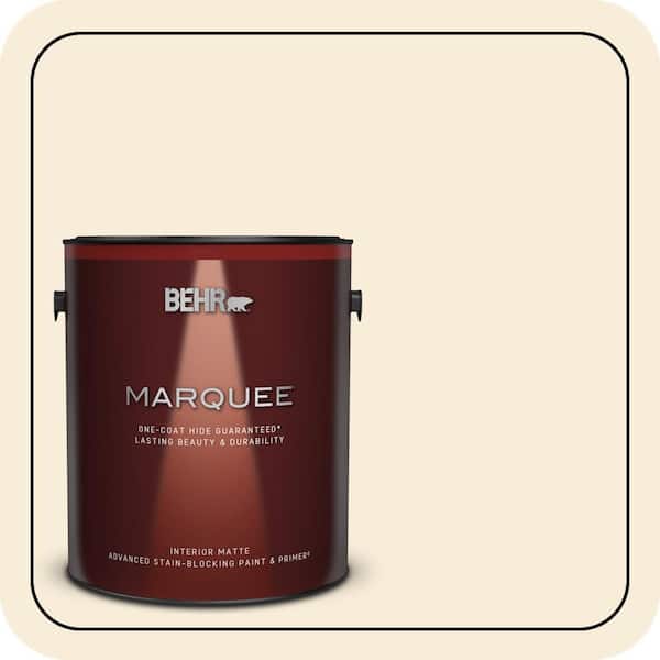BEHR MARQUEE 1 gal. 70 Linen White Matte Interior Paint with Primer