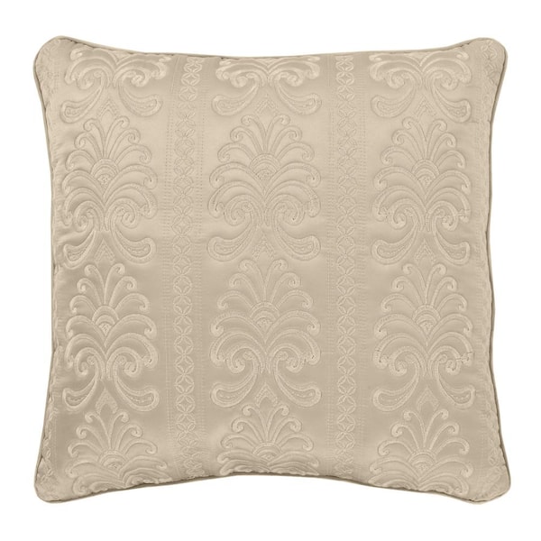 Unbranded Lincoln Pearl Polyester 18x18" Square Decorative Throw Pillow