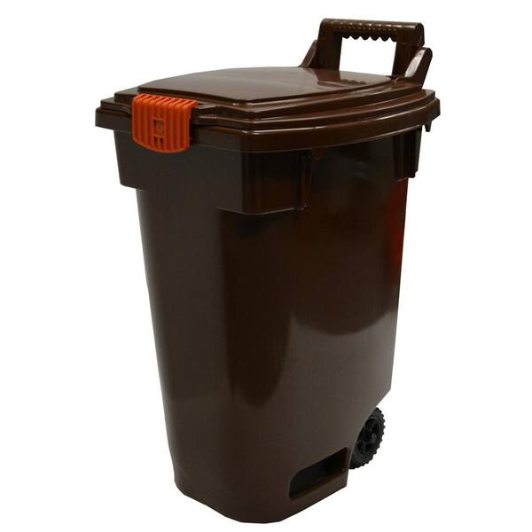 Orbis Organic Wheeled Brown Indoor/Outdoor Recycling Bin