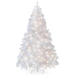 6 ft. Pre-Lit Incandescent Pine Artificial Christmas Tree with 250 Warm White Lights