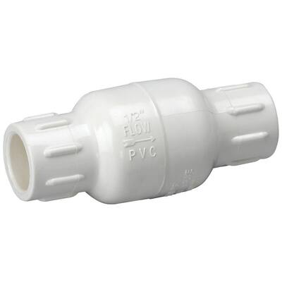 1-1/4 in. Solvent x 1-1/4 in. Solvent Schedule 40 PVC Check Valve