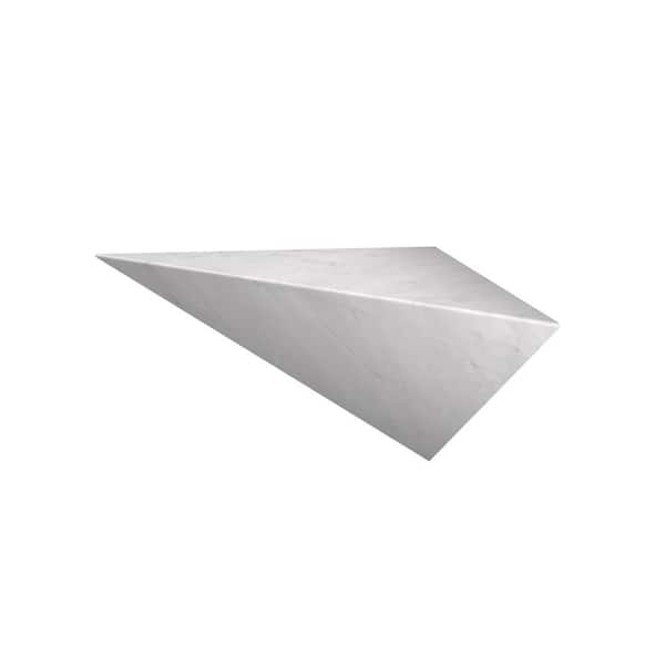 FlexStone 14 in. L x 27 in. W x 14 in. H Floating Corner Seat in Oyster