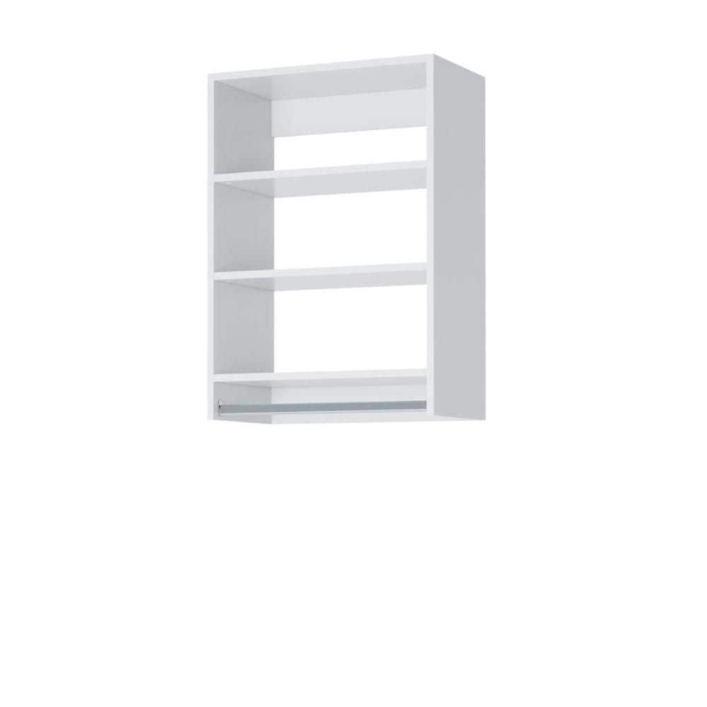Vista Collection 31.5 in W-31.5 in W White Closet Kit Medium Hanging Wall Mounted 4-Shelf Wood Closet System price history on PriceWatchPro