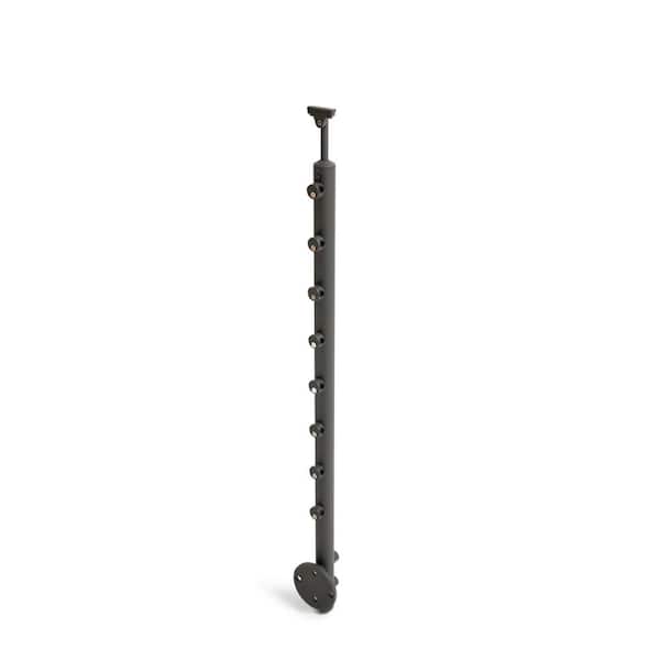 Dolle Prova PA2b 36 in. x 1-1/2 in Anthracite Side Mount Post