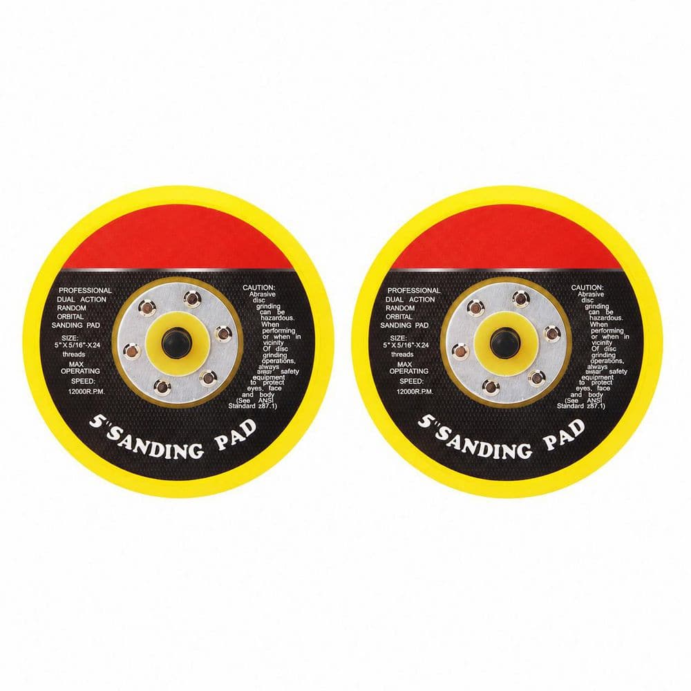 5 in. Polyurethane Random Orbital Sander Pad with Hook and Loop Face for DA Polisher Air Sanders 2 Pieces Set price history on PriceWatchPro
