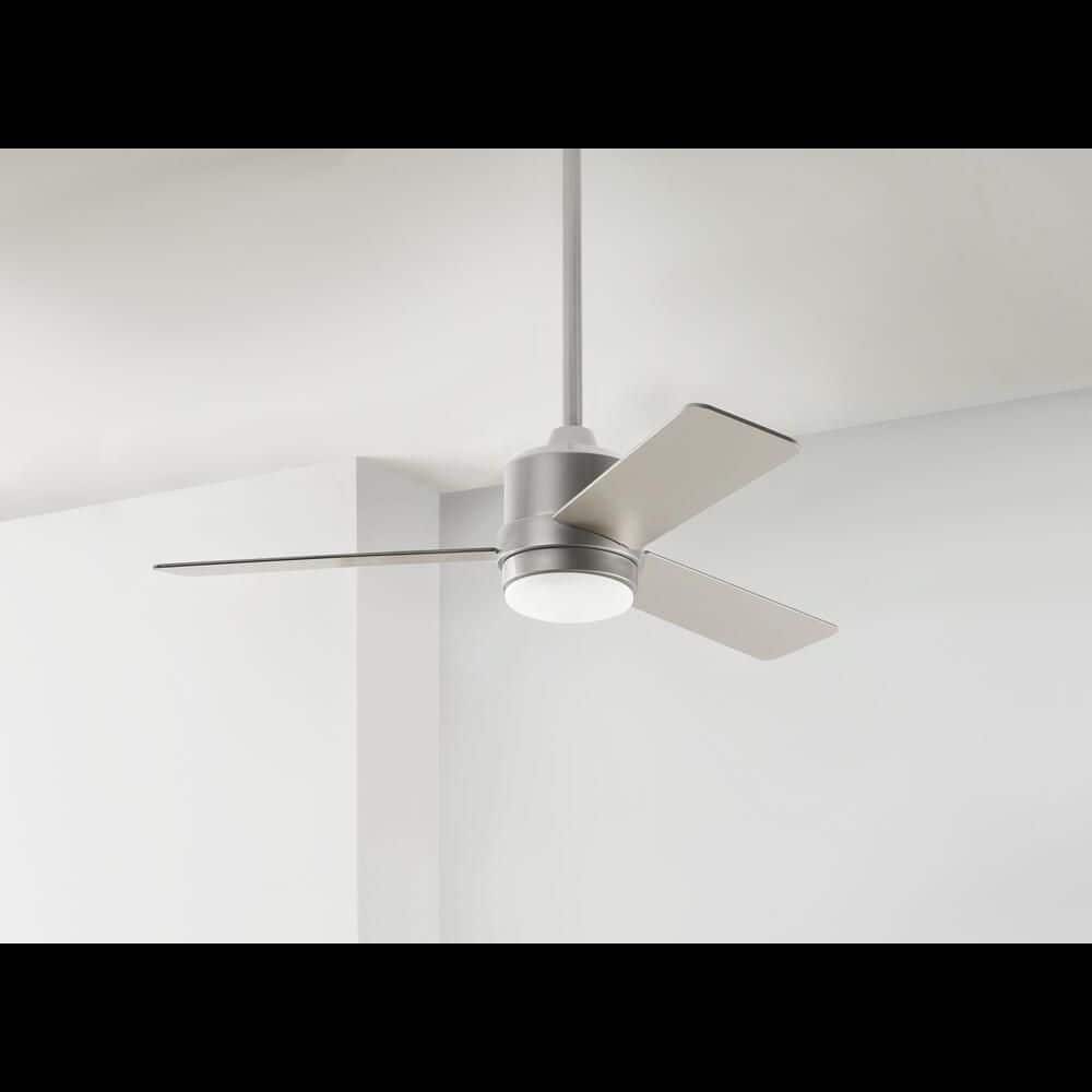 Hampton Bay Castlegate 44 in. Integrated LED Indoor Silver Ceiling