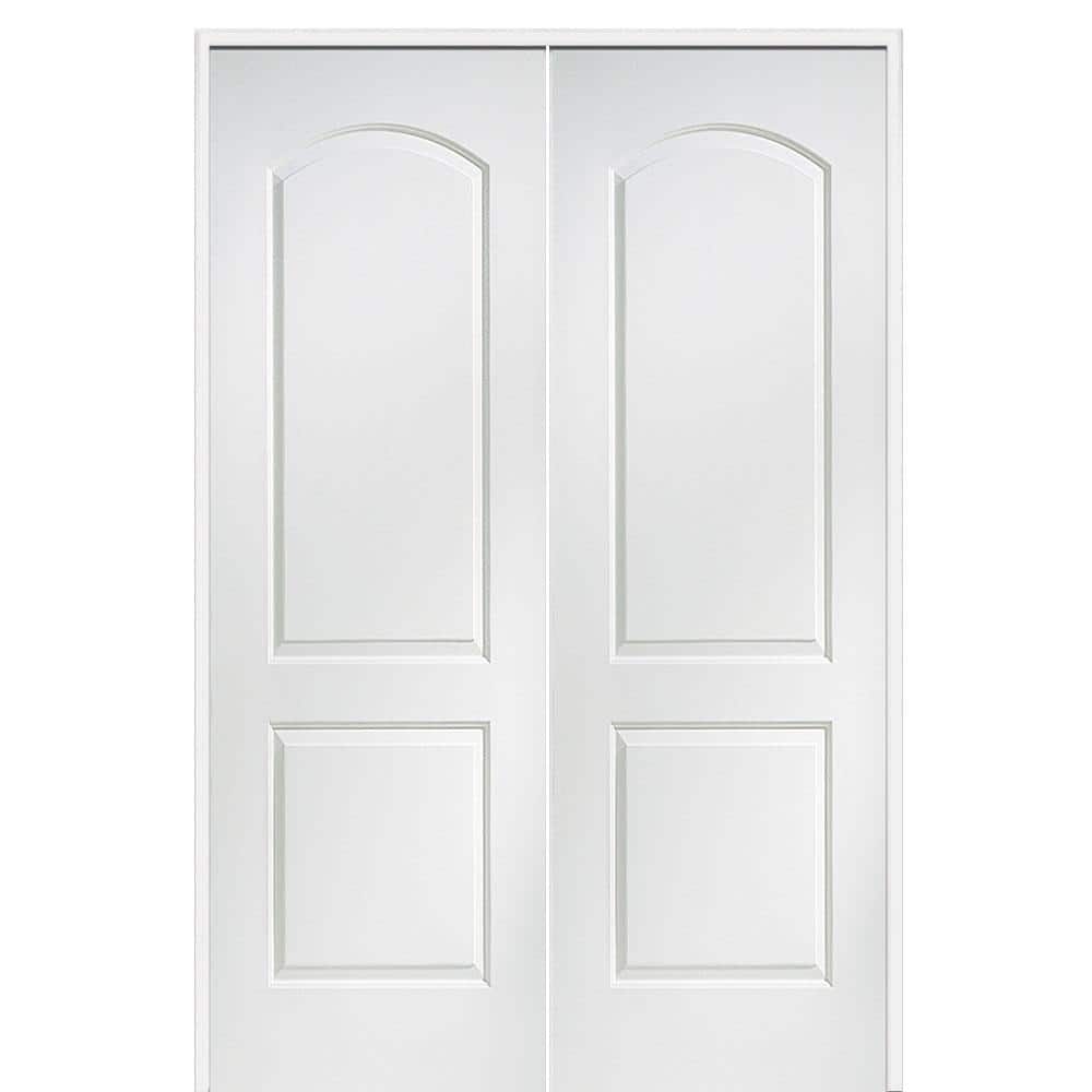 MMI Door 72 in. x 96 in. Smooth Caiman Both Active Solid Core Primed Molded  Composite Double Prehung Interior Door Z0364300BA - The Home Depot