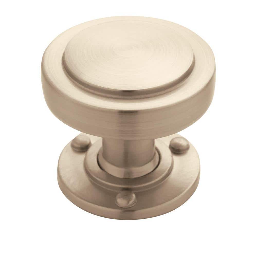 Rochdale 1-1/4 in. (32mm) Classic Satin Nickel Round Cabinet Knob