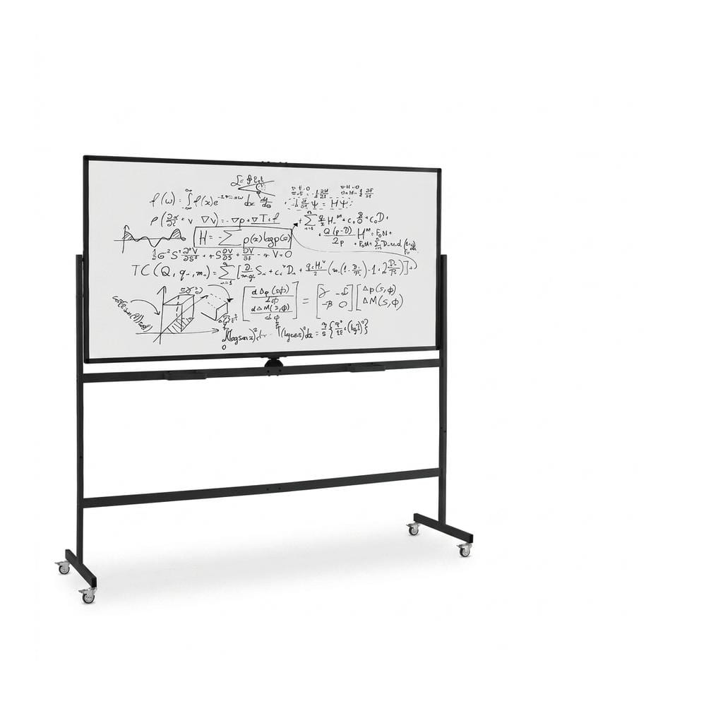 Rolling Double Sided Magnetic Whiteboard on Wheels 72 x 36 in. Aluminum Alloy Frame 4 PU Casters 360 Rotation price history on PriceWatchPro