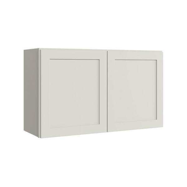 Thornton 36 in. W x 12 in. D x 21 in. H Assembled Plywood Shaker Wall Kitchen Cabinet in Moonshine