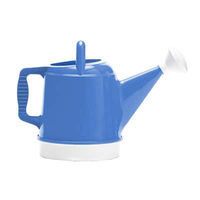 Deluxe 2 Gal. Peri-Blue Plastic Watering Can