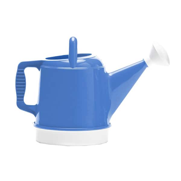 Bloem Deluxe 2 Gal. Peri-Blue Plastic Watering Can