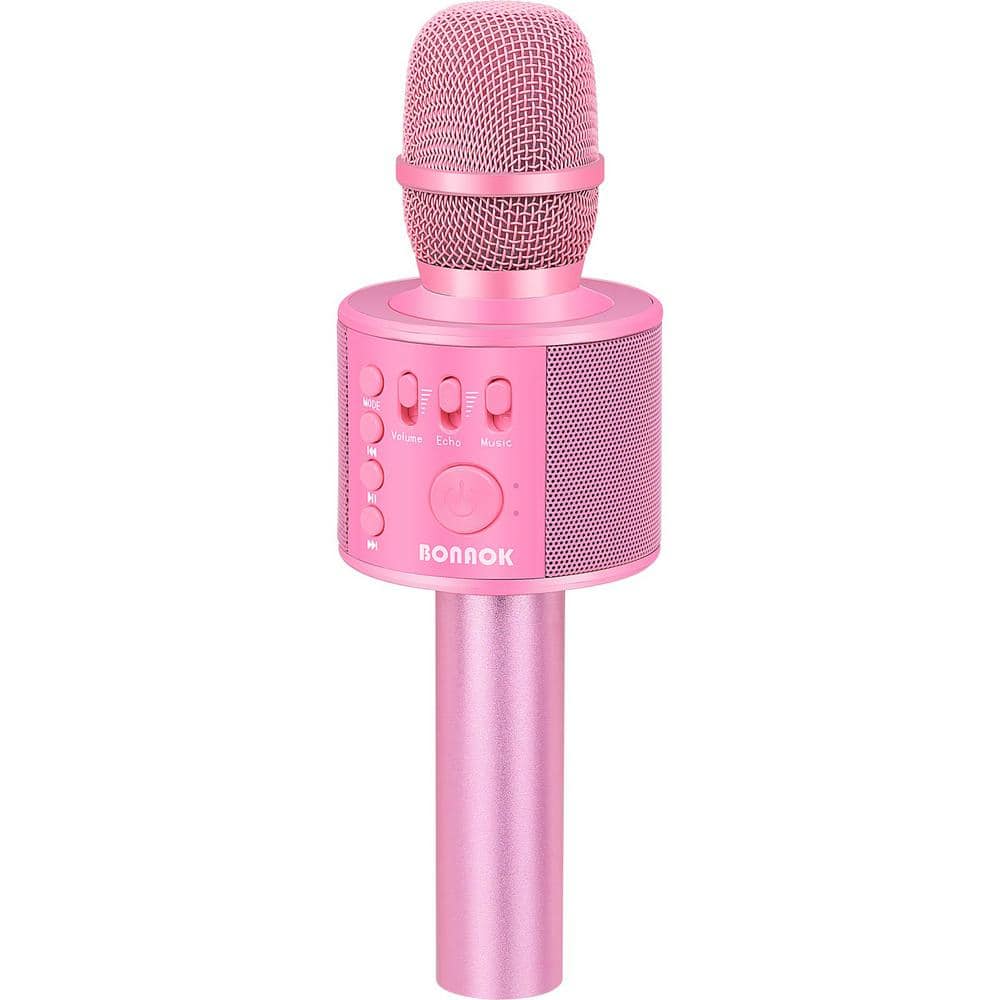High Compatibility Rechargeable Wireless Bluetooth Karaoke Microphone in Pi