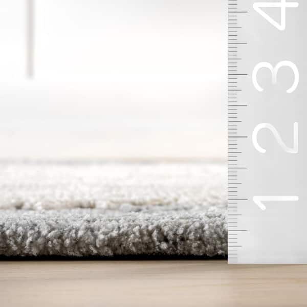 5 ft. x 8 ft. Beige Mera Bordered Wool Indoor/Outdoor Patio Rug