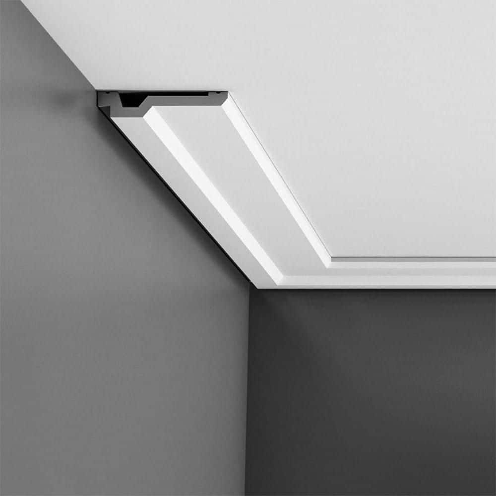 Primed White Polyurethane Crown Moulding Set of 3