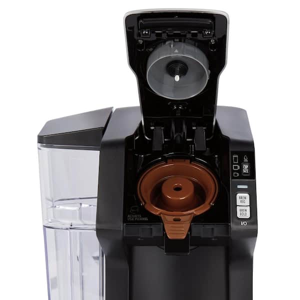 Hamilton Beach Flexbrew 1-Cup Black Single Serve Coffee Maker with Milk  Frother 49949 - The Home Depot