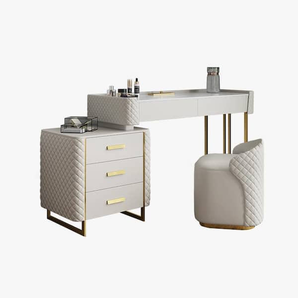 chinese dress ladies Arinol Luxury Vanity Dressing Table With Stool And Mirror main image 1