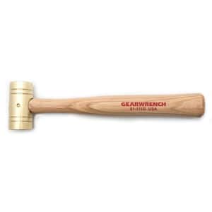 1 lb. Brass Hammer with Hickory Handle