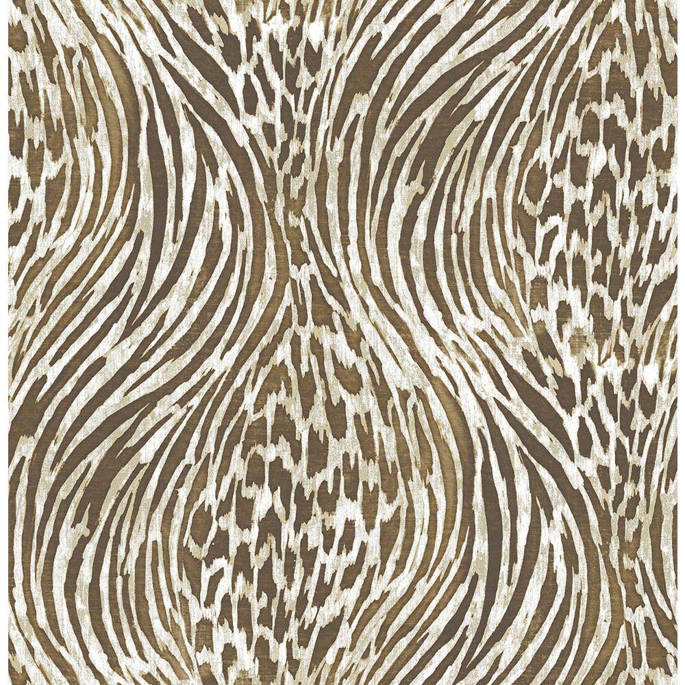 Damisa Mustard Leopard Print Wallpaper