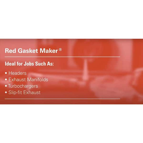 Buy Permatex High-Temp Red RTV Silicone Gasket Maker 11 Oz., Red