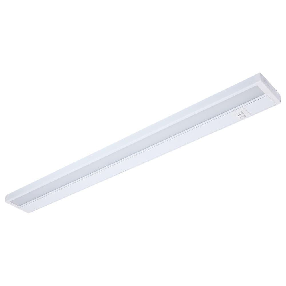 34 in. 20-Watt CCT Selectable Hardwired or Plug-In White Integrated LED Linkable Under Cabinet Light price history on PriceWatchPro