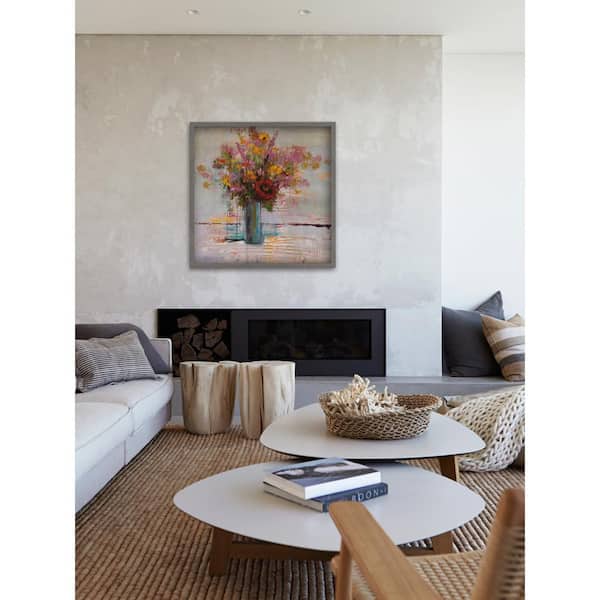 Unbranded 48 in. H x 48 in. W "Luminosity I" by Julie Joy Framed Printed Canvas Wall Art
