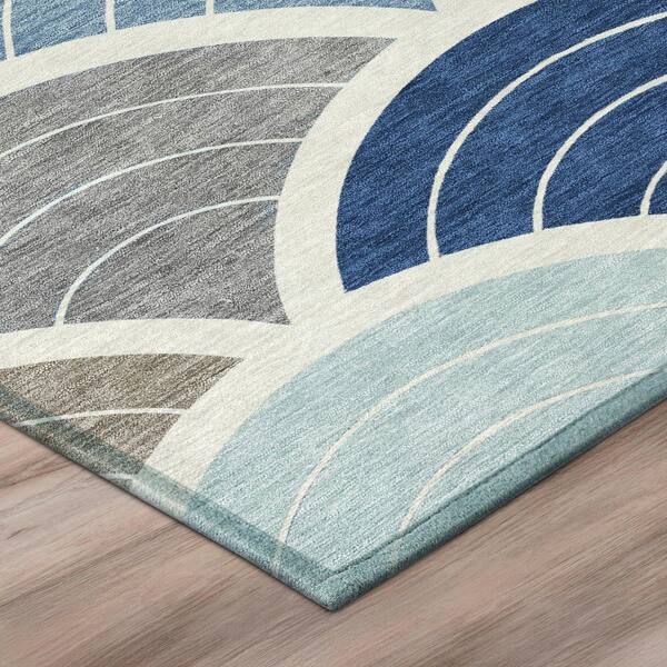 Chantille Machine Washable Indoor/Outdoor Abstract ACN3095 Baltic 10 ft. x 14 ft. Area Rug
