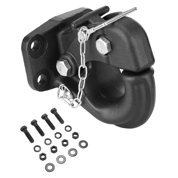 VEVOR Pintle Hook, 30,000 lbs. Towing Capacity, Trailer Hitches Receiver Hook Fits for 2.5 to 3 in. Lunette Ring with Kit