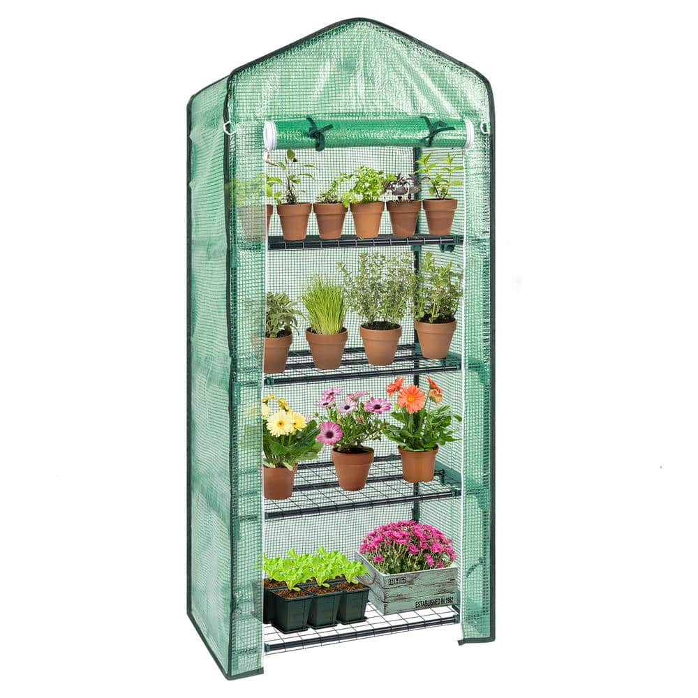 Karl home 27 in. x 19 in. x 63 in. Greenhouse 584539525055 - The Home Depot