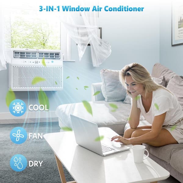 Midea 8 000 Btu U Shaped Smart Inverter Window Air Conditioner