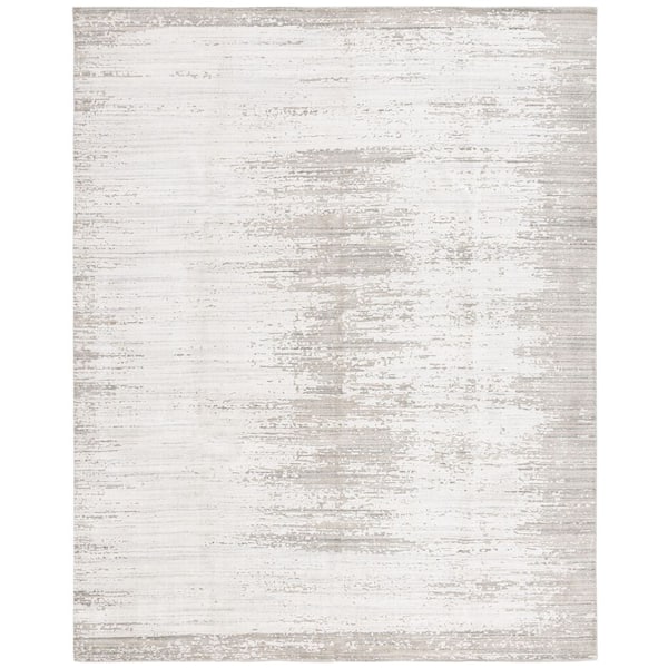 Mirage 8 ft. x 10 ft. Beige/Gray Abstract MIR355B Area Rug