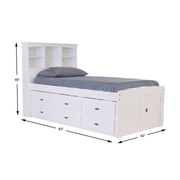 Os Home And Office Furniture Casual, 4 Drawer Twin Bed