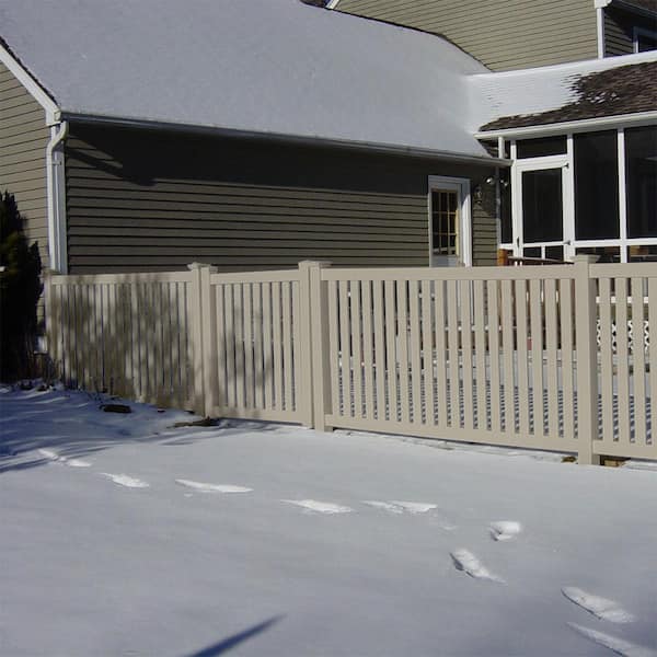 Crestview 4 ft. W x 4 ft. H White Vinyl Pool Fence Gate