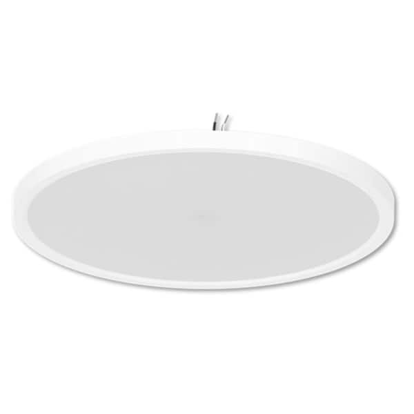 12 in Surface Mount Disk Adjustable CCT IC Rated Dimmable Indoor Outdoor Integrated LED Recessed Trim 6-Pack