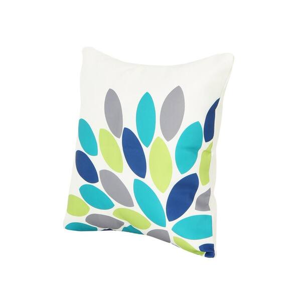 leaf pattern throw pillows