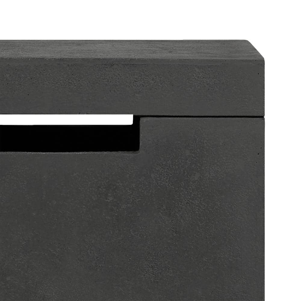 Carbon Concrete Propane Tank Cover and Accent Table
