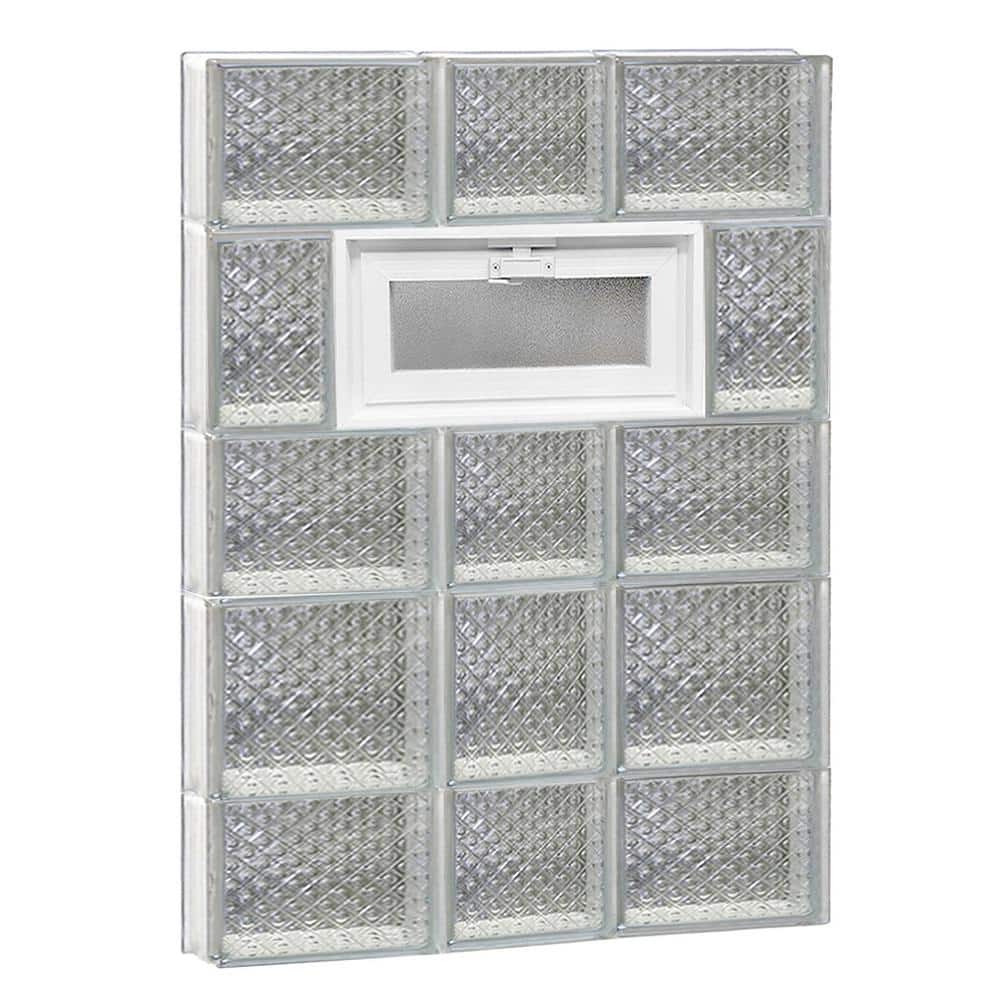 Clearly Secure 21.25 in. x 32.75 in. x 3.125 in. Frameless Diamond ...