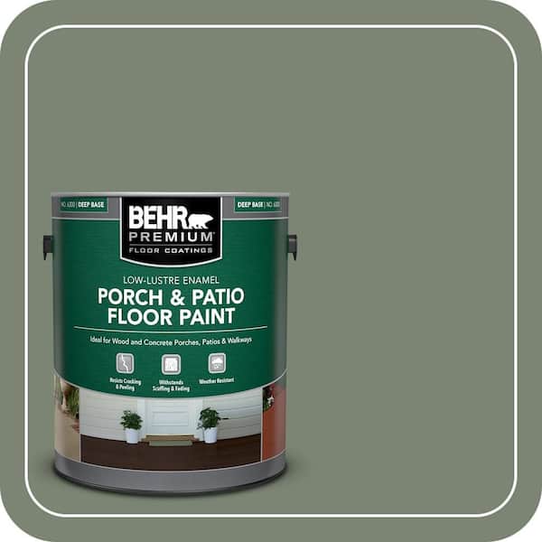 1 gal. #ICC-77 Sage Green Low-Lustre Enamel Interior/Exterior Porch and Patio Floor Paint