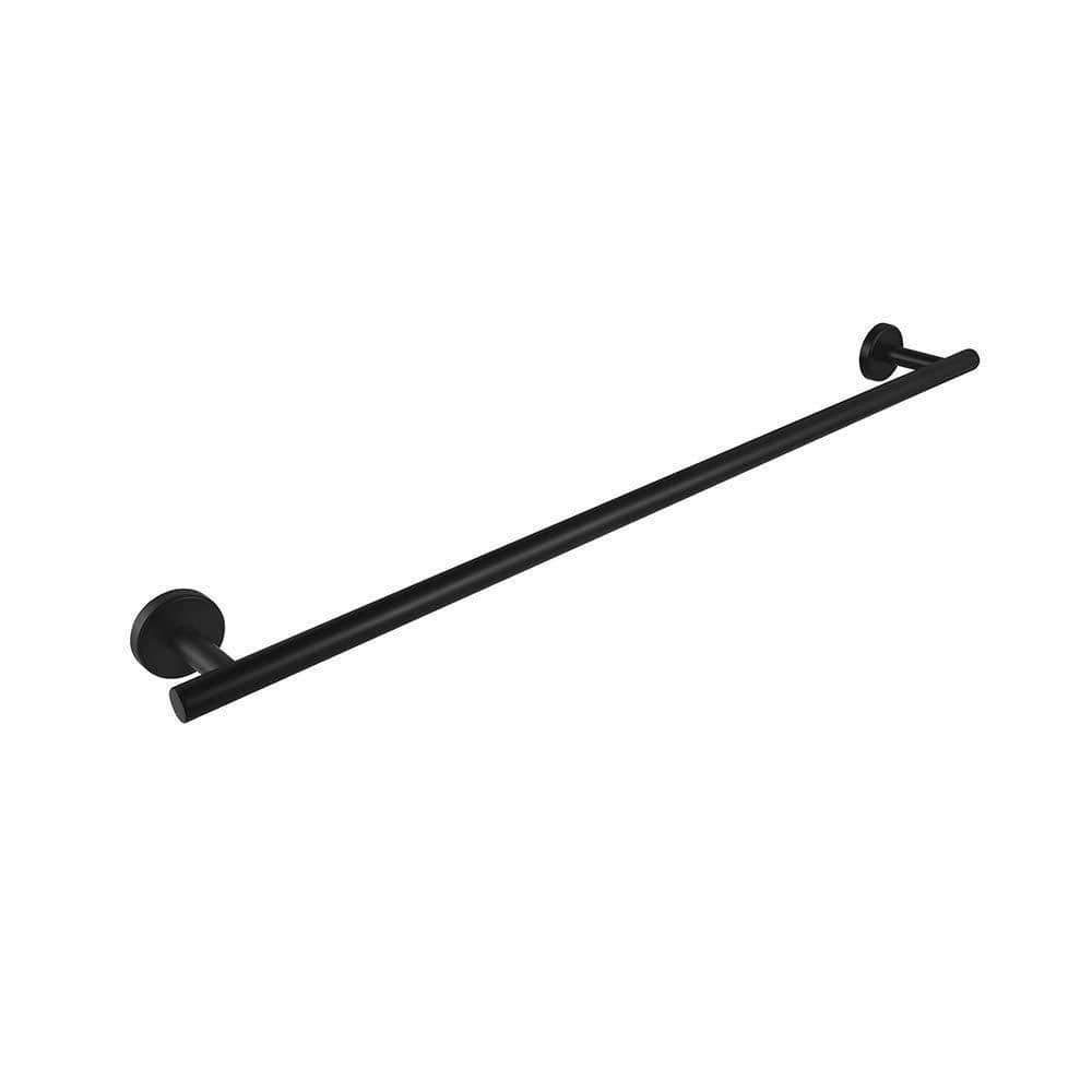 33 in. Wall Mount Stainless Steel Towel Bar in Black price history on PriceWatchPro