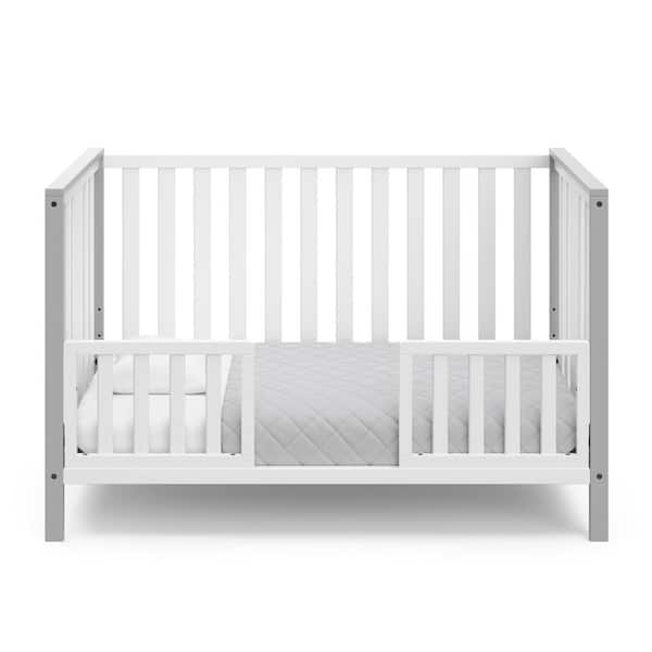 Storkcraft Modern Pacific Pebble Gray 4-in-1 Convertible Crib 