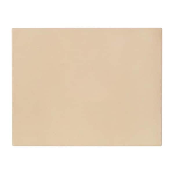 Rectangular Cordierite Pizza Stone Thermal Shock Resistant Odorless Finish with Plastic Dough Scraper 1 Piece