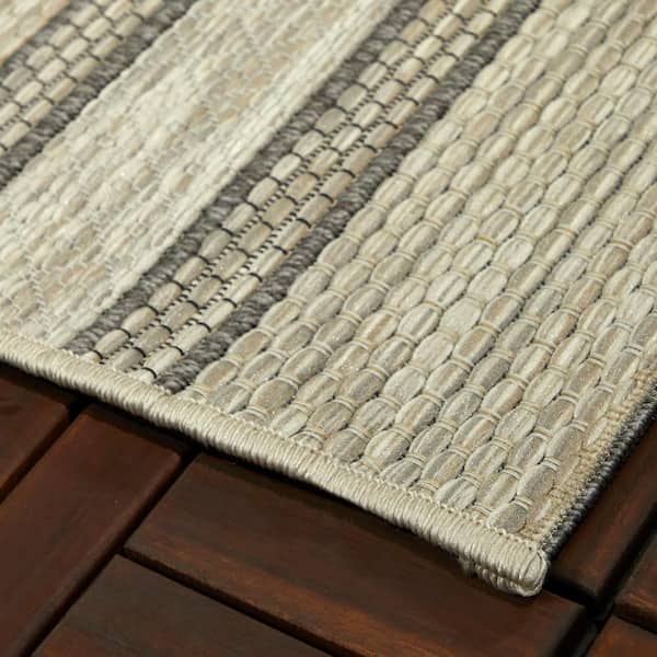 Tayse Rugs Plush Grip Gray 8 ft. x 10 ft. Solid Indoor Rug Pad PGP1001 8x10  - The Home Depot