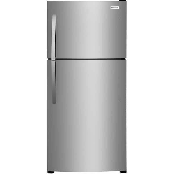 Frigidaire 30 in. 20 cu. ft. Freestanding Top Freezer Refrigerator in Stainless Steel Energy Star