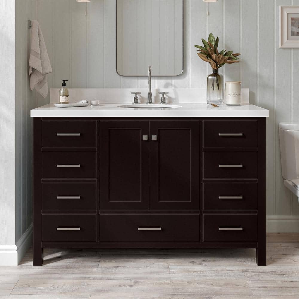 Reviews for ARIEL Cambridge 54 in W x 22 in D x 36 in H Vanity in Reviews for ARIEL Cambridge 54 in W x 22 in D x 36 in H Vanity in