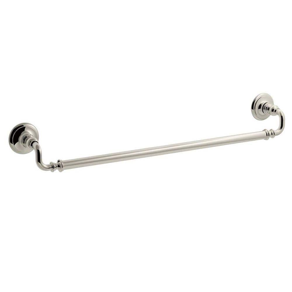 KOHLER Artifacts 24 In Towel Bar In Vibrant Polished Nickel K 72568 SN   Vibrant Polished Nickel Kohler Towel Bars K 72568 Sn 64 1000 